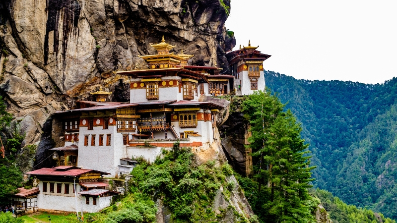 a monastery in bhutan