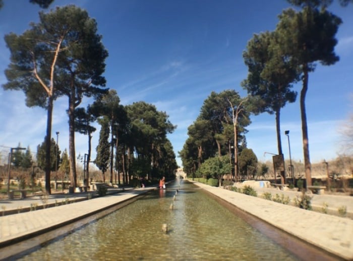 Dolat Abad Garden in Yazd