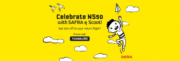 Enjoy 50% Off Return Flights with Scoot's NS50 Special Offer