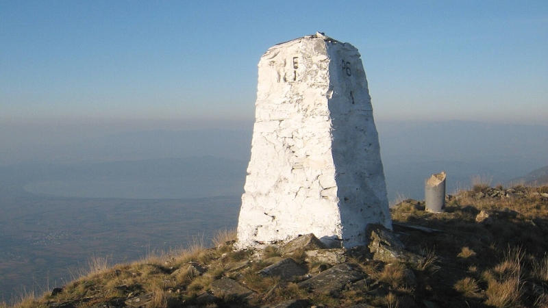 Tumba Peak: Bulgaria, Greece, North Macedonia tripoint