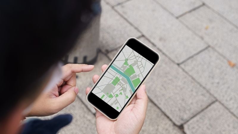 map on phone