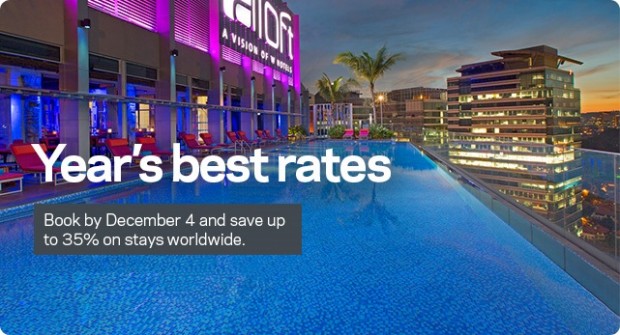 Save Up to 35% Hotel Rate on Participating Starwood Hotel Properties
