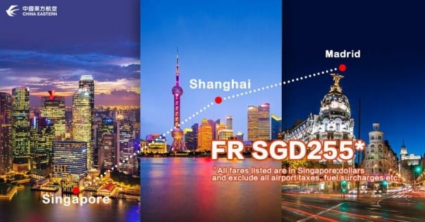Explore Europe with China Eastern Airlines from SGD225 3