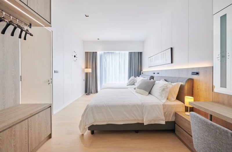modern stay bedroom