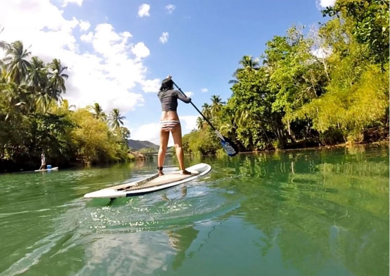 Paddleboarding in Bohol