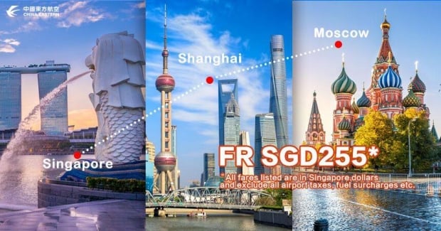 Explore Russia with China Eastern Airlines from SGD225 1