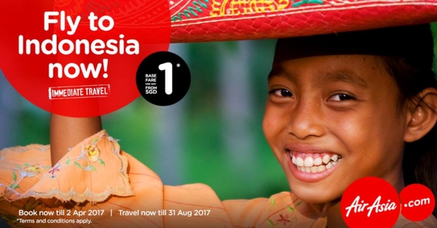 Explore Indonesia with AirAsia from SGD 1