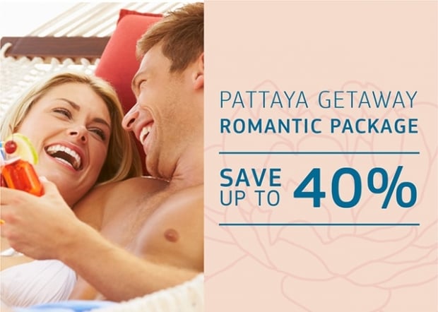 Romantic Getaway with Up to 40% Savings in Centara Grand Mirage Beach Resort, Pattaya