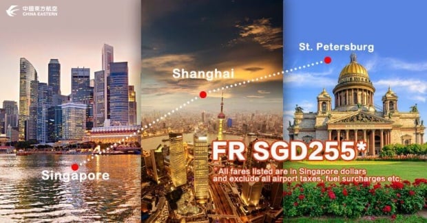 Explore Russia with China Eastern Airlines from SGD225