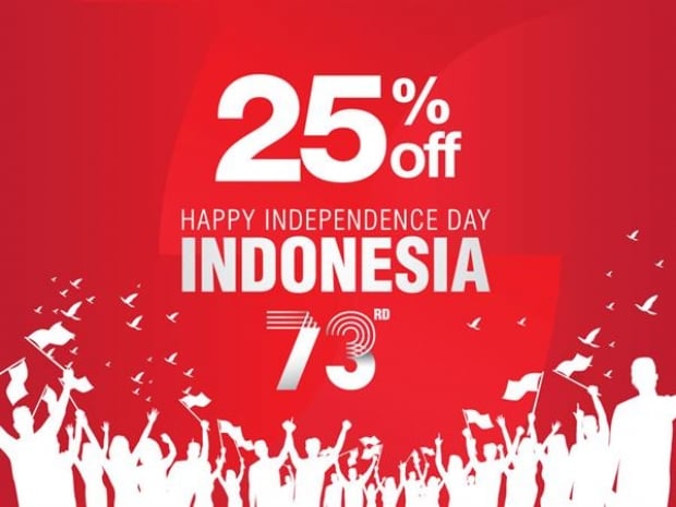 Happy Independence Day Indonesia - Enjoy up to 25% Savings in Swiss-belhotel Participating Properties