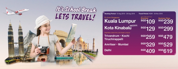 Travel this School Holiday with Malindo Air from SGD69