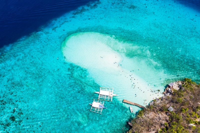 sandbars in the philippines sumilon cebu