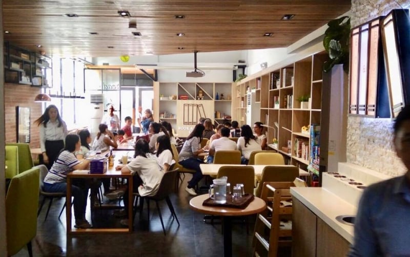 library cafes in metro manila