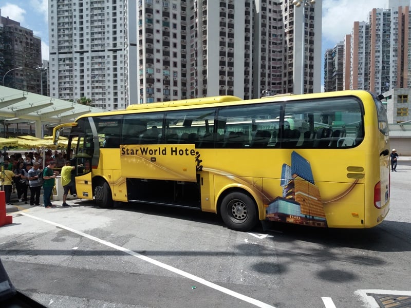 riding a shuttle is one of the free things to do in macau