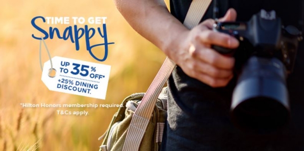 Time to Get Snappy and Get Up to 35% Savings on your Stay in Hilton Hotels & Resorts in Southeast Asia