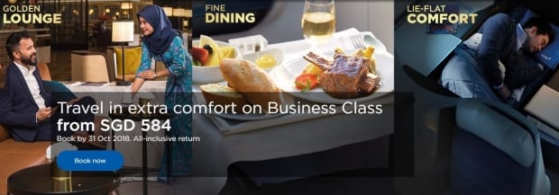 Travel in Comfort and Style with Malaysia Airlines from SGD584