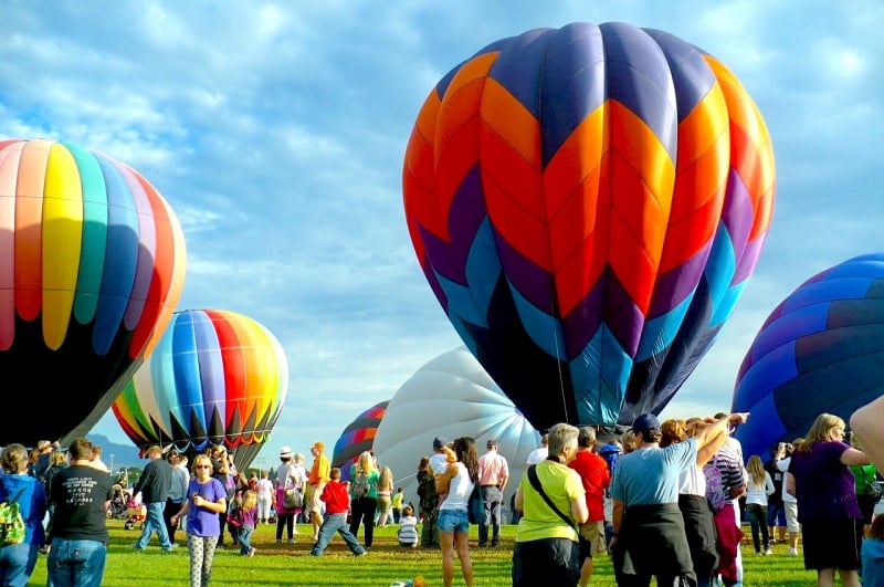 hot air balloon rides in usa