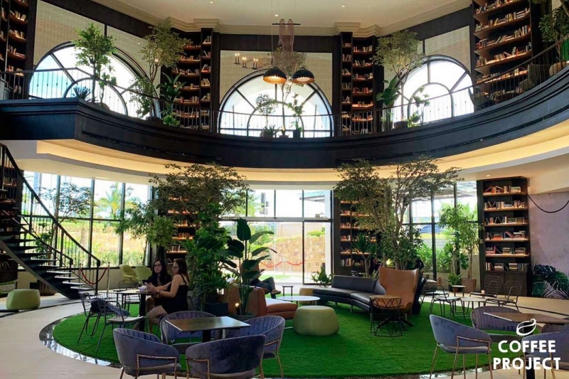 library cafes in metro manila