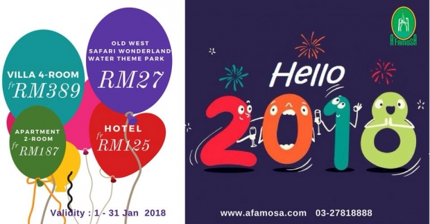 New Year's Amazing Deals in A'Famosa Resort