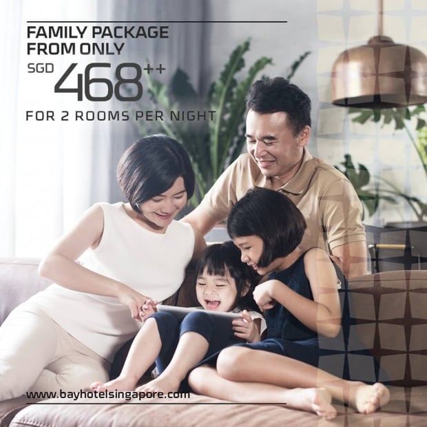 Family Package in Bay Hotel Singapore from SGD468