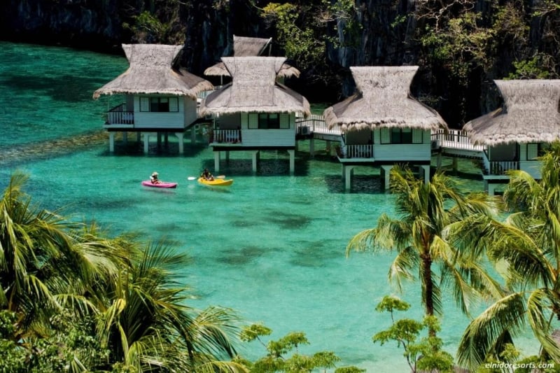 over water cottages miniloc island el nido resorts palawan