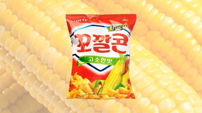 Korean Corn Chips: LOTTE Kkokkal Corn Snack