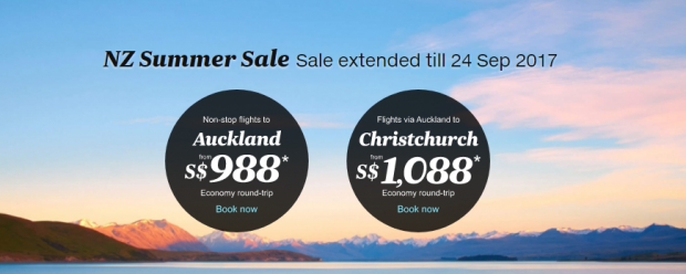Fly High Down Under with Air New Zealand from SGD988