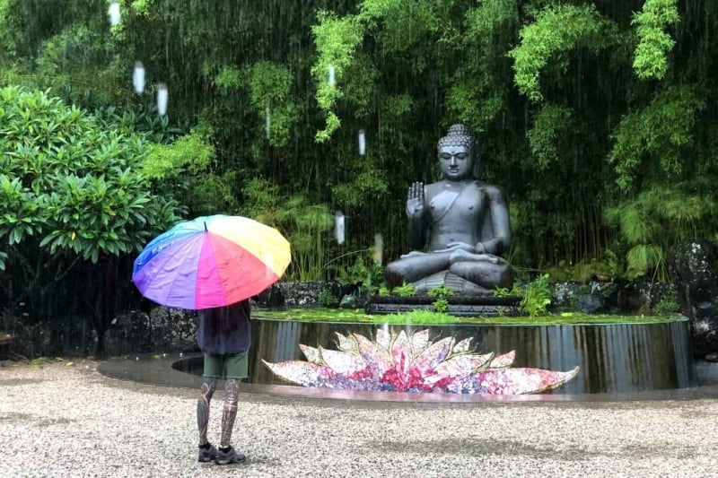 Blessing Buddha in Shambala Gardens