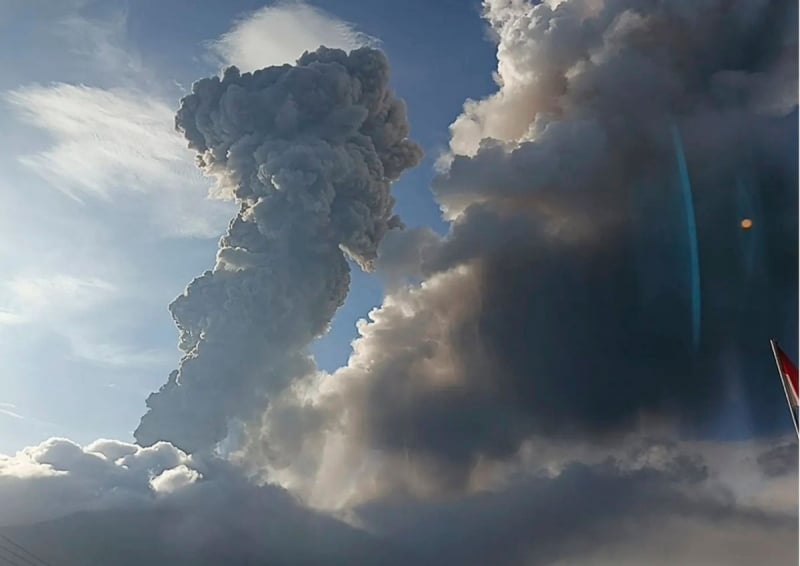 bali volcano eruption