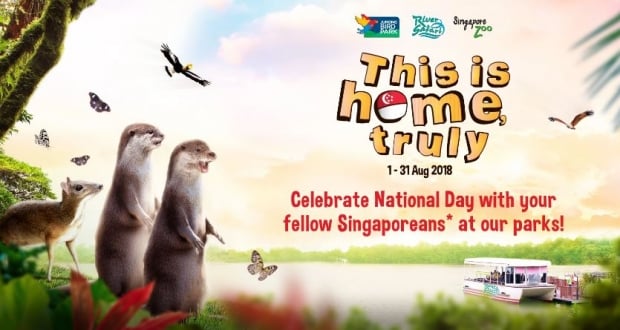 National Day Exclusive: Purchase Singapore Zoo Admission and Enjoy 53% off either Jurong Bird Park or River Safari!