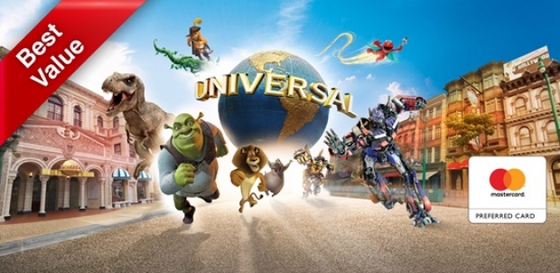 Mastercard® Exclusive: Buy Universal Studios Singapore Adult One-Day Ticket at SGD75 get FREE SGD5 Retail Voucher & Sesame Street Notebook