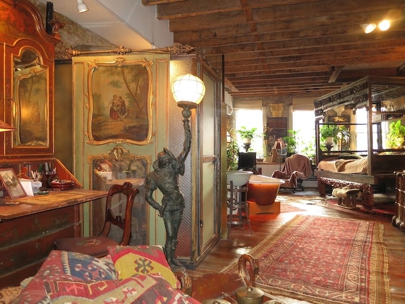 Bohemian decor in an eclectic apartment near Gramercy Park