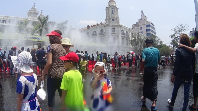 thingyan water festival