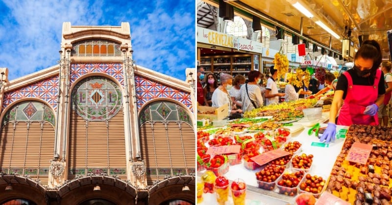 places to visit in spain central market valencia