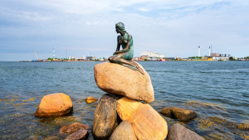 the little mermaid, copenhagen, denmark