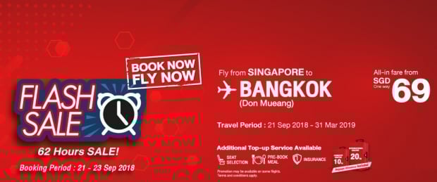 Flash Sale - 48 Hrs to Book your Seat to Bangkok with Thai Lion Air