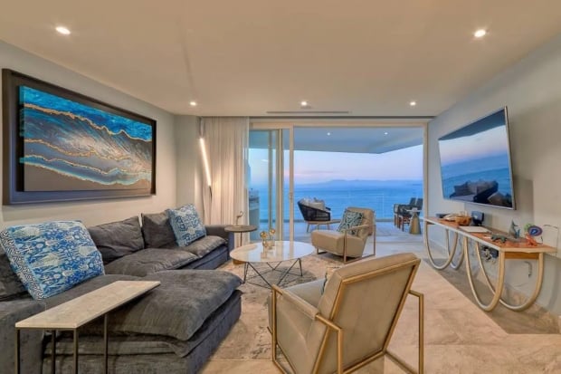 This oceanfront Airbnb with resort perks