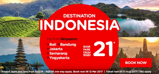 Travel and Discover Indonesia with AirAsia from SGD21