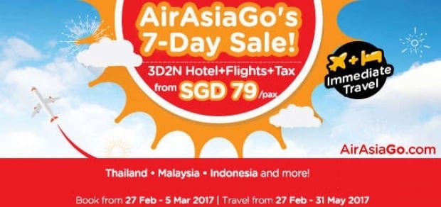 AirAsiaGo's 7-Day Sale to Hot Cities from SGD79