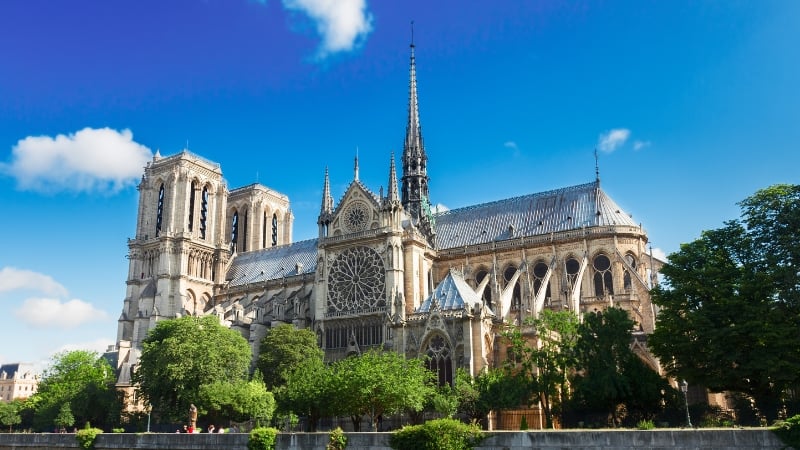 notre dame cathedral in the day