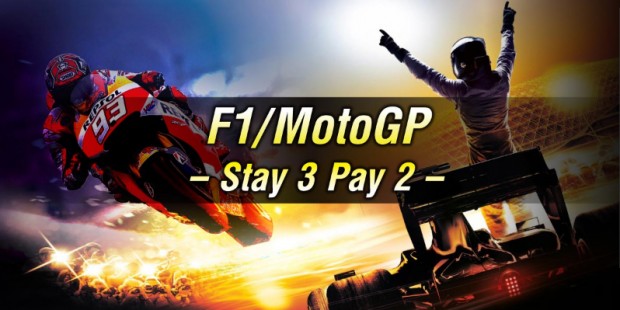 Stay 3 Pay 2 with Furama Bukit Bintang's Grand Prix Promotion
