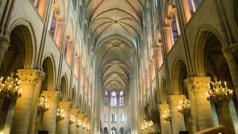 inside the notre dame cathedral