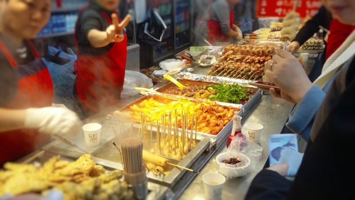 non spicy korean street food