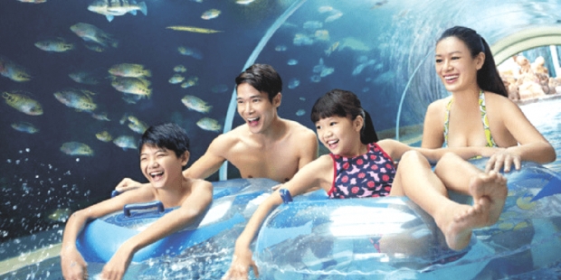 Mastercard® Exclusive: Buy Adventure Cove Waterpark Adult One-Day Ticket at SGD38 and get FREE SGD5 Meal Voucher + Souvenirs (worth SGD19.80)