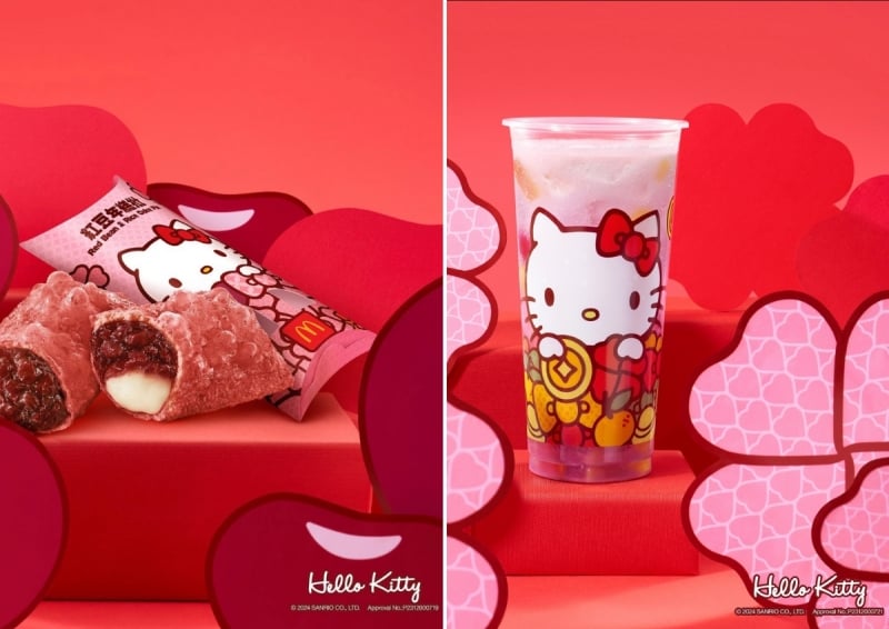 hello kitty mcdonalds chinese new year hong kong menu limited edition
