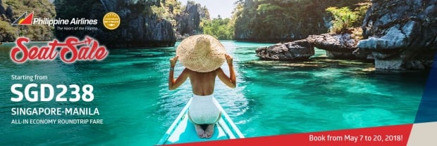 Summer Seat Sale to Manila with Philippine Airlines from SGD238