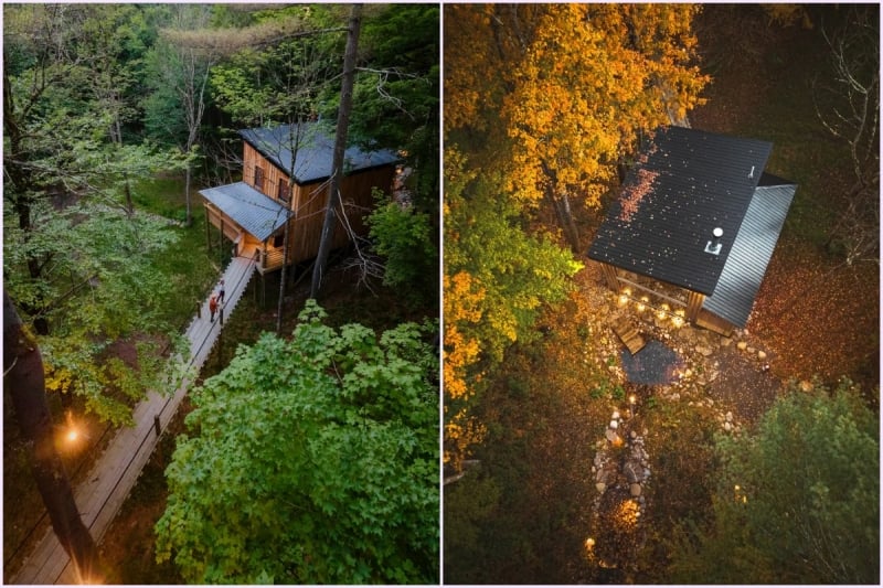 best airbnb fall foliage