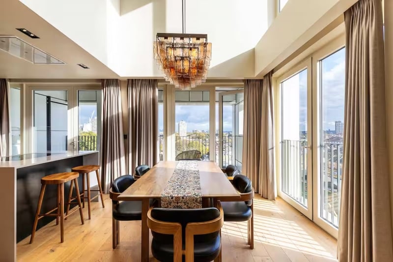 Airbnb London fireworks views 