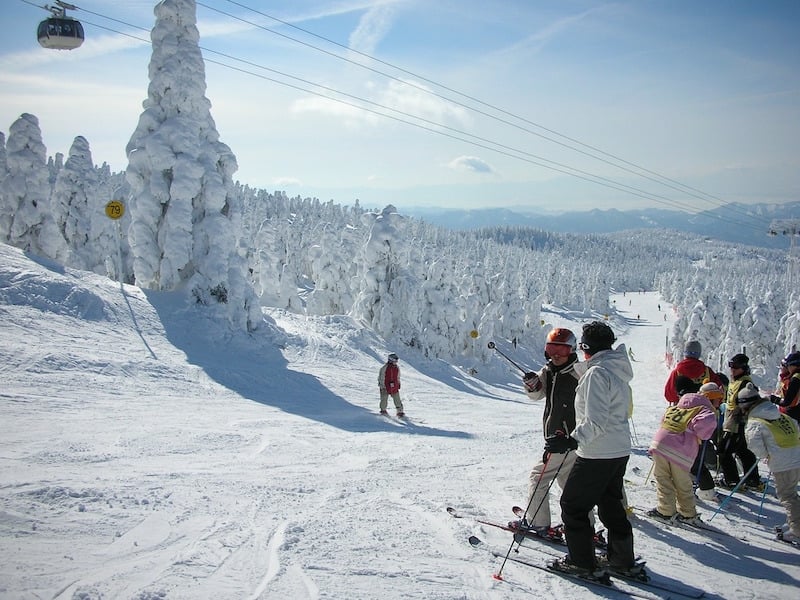 Where to find snow in Japan