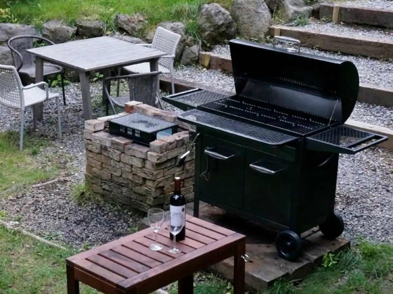 adorable cottage's bbq grill 